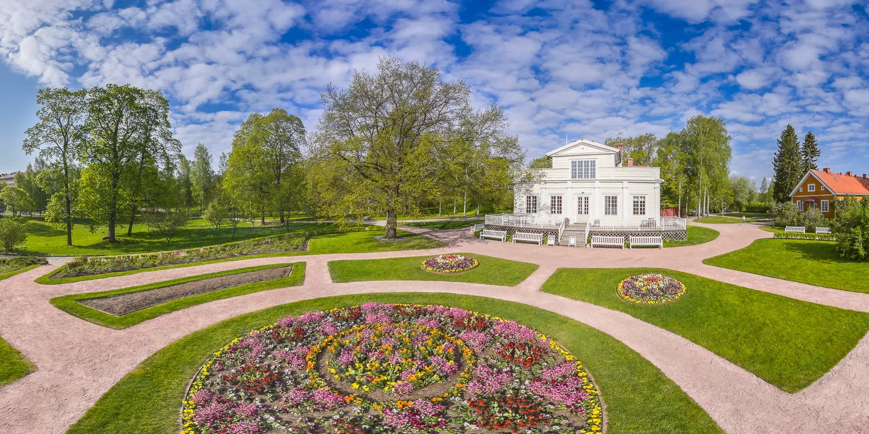 Annala villa in the morning of May